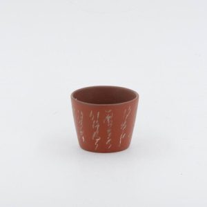 Tea Cups | The Chinese Tea Shop 1980's Yixing Clay Neizi Waihong Tea Cup With Buddha Heart Sutra Tea Cups Tea Cups