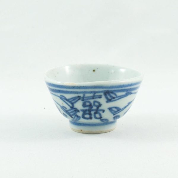 Tea Cups | The Chinese Tea Shop Antique Porcelain Blue And White Double Happiness Tea Cup Tea Cups Tea Cups