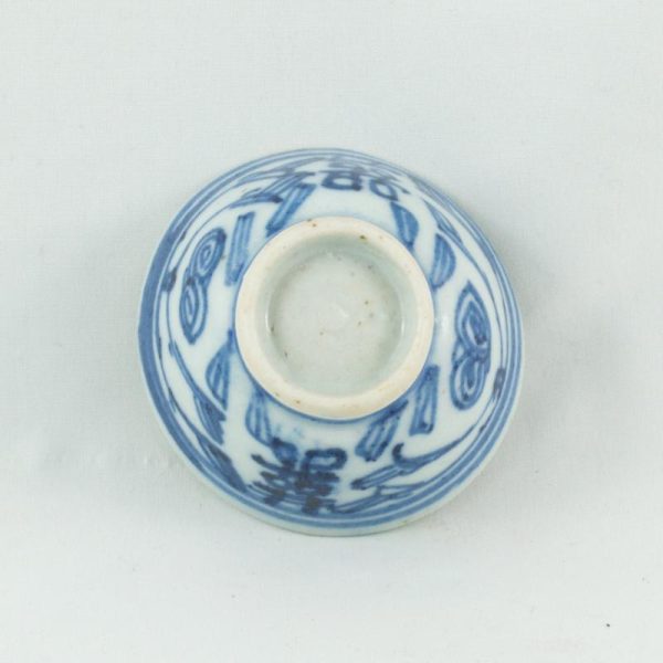 Tea Cups | The Chinese Tea Shop Antique Porcelain Blue And White Double Happiness Tea Cup Tea Cups Tea Cups