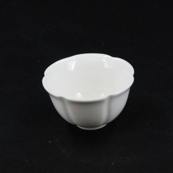 Tea Cups | The Chinese Tea Shop Porcelain White Color Flower Shape Tea Cup Tea Cups Tea Cups