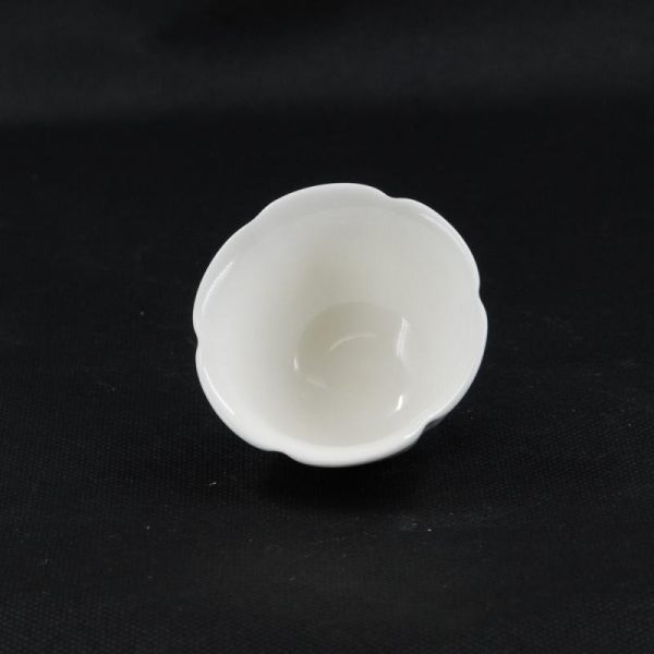 Tea Cups | The Chinese Tea Shop Porcelain White Color Flower Shape Tea Cup Tea Cups Tea Cups