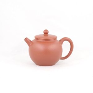 Yixing Teapots | The Chinese Tea Shop Yixing 1980's Zhuni Flat Lid JuLun Shu Shape Chinese Teapot Teaware The Chinese Tea Shop