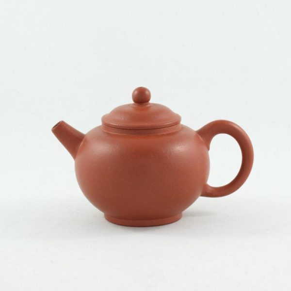 Yixing Teapots | The Chinese Tea Shop Yixing 1980's Zhuni "JuLun Zhu" Shape Chinese Teapot #3 Teaware The Chinese Tea Shop