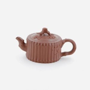 Yixing Teapots | The Chinese Tea Shop Yixing Cedar Tree With Binding Bamboo Chinese Teapot Teaware The Chinese Tea Shop