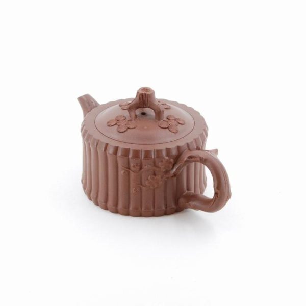 Yixing Teapots | The Chinese Tea Shop Yixing Cedar Tree With Binding Bamboo Chinese Teapot Teaware The Chinese Tea Shop