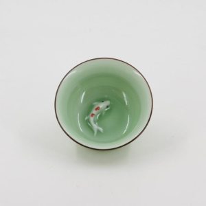 Tea Cups | The Chinese Tea Shop Porcelain Celadon Golden Fish Tea Cup Tea Cups Tea Cups